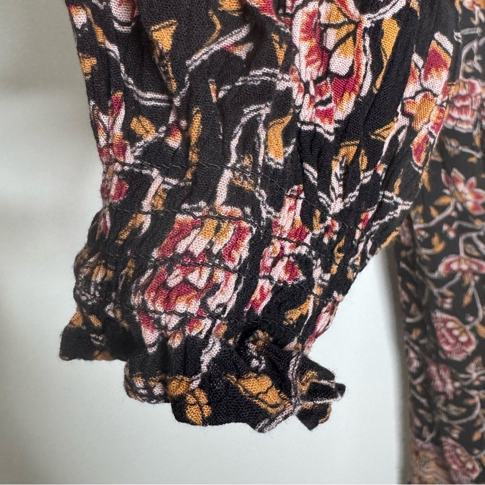 Knox Rose Floral Boho Granny-core Maxi Dress | Long Sleeve Tiered | XXL - Picture 5 of 9